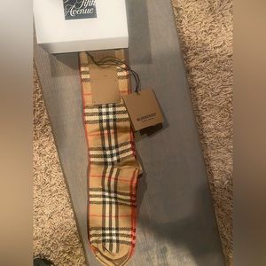 Burberry check socks